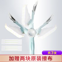 이중창 청소 외부 창문닦이 외창 아파트 창문 청소 양면 유리 스크래치 유리 신기 신축대 클렌징 브러시 높은 층에 유리 스크래치 가정용 와이퍼, 02 회전식유리스크래치【증정2오리지널 천 조각】