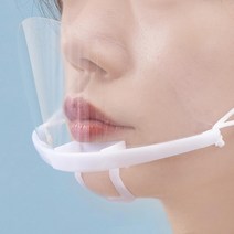장시간착용 밴딩끈 투명 위생마스크 조리용마스크, 1개, 1개