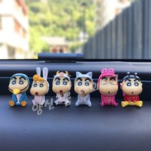 양신그룹 짱구는못말려 동물 피규어 6종 세트, A세트