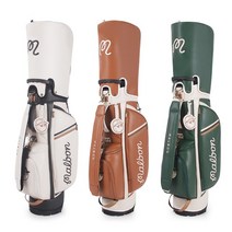 2022년 남여공용 스텐드 브래킷 PU 방수 스텐다드 골프 어 뉴 캐디백, 화이트