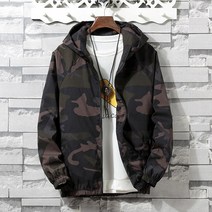 cs mall 남성 밀리터리 캐주얼 후드 점퍼 W1288