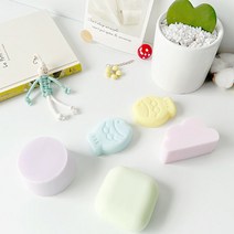 컬러 수제비누 만들기 DIY키트, 빨강, 구름모양몰드