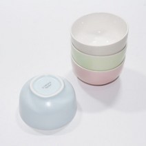 예쁜그릇 한국도자기 칼라웨어 밥 공기 1p 4color 11cm 밥그..., 선택:핑크