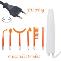 고주파 마사지기 바디 얼굴 페이셜 케어 뷰티 머신 페이스 스킨 스파 살롱 여드름 리무버 도구 UV 바이올, 01 Violet No Box