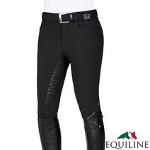 [EQUILINE] Walter 실리콘 풀패치 승마바지, 32, 블랙