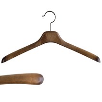 DISSHOP 어깨 뿔 방지 국내생산 오버핏 옷걸이 NEW KSS-45 브라운컬러 10P구성 L~XL전용옷걸이 수납정리가 깔끔한, 10개