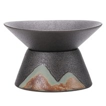ULTNICE 메시 티 컵 인퓨저 티 필터 인퓨저 스트레이너 티웨어: 세라믹 루즈 티 메시 티 체 중국 티 인퓨저 쿵푸 티 식기 1인용 컵 머그 티포트 커피 스트레이너