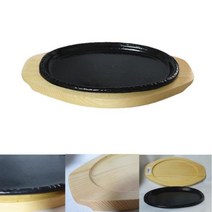 철판구이 맥반석 주물 타원 스테이크판 호 무쇠 구이팬 철판 무쇠판 구이판 옥수수콘판 장어구이판, 상품선택_itm@r