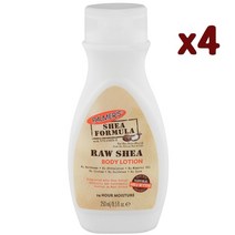 Palmers 파머스 시어 포뮬라 생 시어버터 바디로션 250ml x4팩 Shea Formula Raw Shea