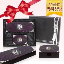 박씨상방 2종선물용 나전 한지 필함+명함함보학팔각