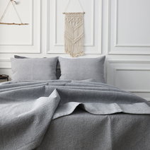 청량감 넘치며 시원한 풍기인견 싱글 퀸 킹 침대패드, 블루