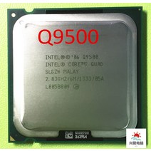 CPU 인텔 코어 2 쿼드 Q9500 CPU 프로세서 2.83Ghz 6M 1333GHz 소켓 775 데스크탑 100 작동