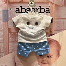 [압소바] 50% /한여름 편하고 시원하게 입기 좋은 반팔 상하복 /등원룩부터 실내복까지 하나로 /편하고 귀엽게 입기 좋은 상하복*아론반소상하*