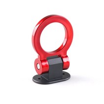 견인고리 ABS 자동차 스타일링 트레일러 후크 스티커 장식 자동 후면 전면 레이싱 링 차량 견인, [02] 은