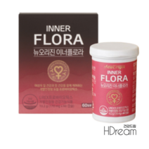 이너플로라 뉴오리진 질건강 여성용 임산부 유산균 2개월분 HD 여성 질유산균, 질유산균 이너플로라 170mg 60캡슐