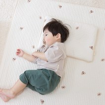 바미블랑 어린이집 아티스트멍 누빔 양면 낮잠패드 쿨매트 신생아 아기 유아용 순면 에어메쉬, 아티스트멍 누빔 패드