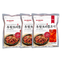 엄마마음 국내산 1등급 오리고기 무항생제 양념 유황 생오리 오리불고기 오리주물럭 500g 800g, 500g x 3팩