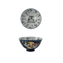 보름달 부엉이 국대접 일제도자기 2개 집들이선물추천