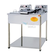 리빙월드 전기튀김기 DS-200ST (스텐) /업소용 만능튀김기