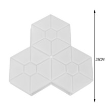 정원 포장 곰팡이 마당 경로 도보 콘크리트 DIY 시멘트 도로 금형 우수한 장인 잘 내구성, 한개옵션1
