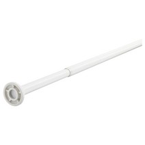 이케아 보타렌 샤워커튼봉 화이트 70-120cm 알루미늄 에폭시코팅, 1개