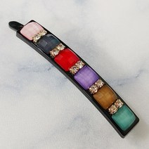 SUNNYDAY 호마이카 큐빅 똑딱핀 똑딱이핀 미니 슬림 앞머리 옆머리 고정 일자핀 성인 여성 머리핀 헤어핀 국산 핸드메이드 삔 RR1