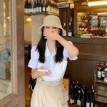 여성스러운 여름 매쉬 통풍 벙거지모자 코디하기편한
