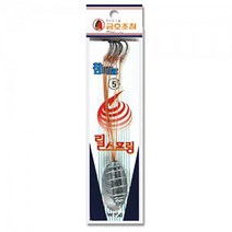 KF-345 릴 스프링 지누 바늘 잉어 숭어, 3, 1개