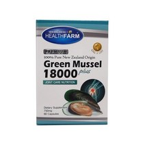 HEALTHFARM PREMIUM GREEN MUSSEL 헬스팜 뉴질랜드 초록입홍합 그린머슬 18000 플러스 60캡슐