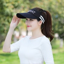엔젤야옹 사계절 미니 골프썬캡, 미니골프썬캡-블랙