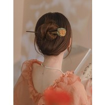 수제비녀 원목 비녀 1+1 혼주 수공예 웨딩 한복머리꽂이