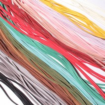 샤무드 끈 헤어악세사리 키링 장식 재료 5마