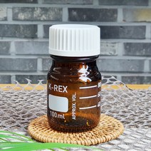 갈색 눈금유리병 100ml 메저링 글라스보틀 (MB100), 블루