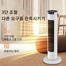 가정용 온방 난방 스탠드 온풍기, 그린 원격 조종 모델