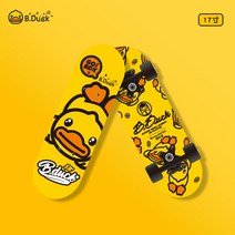작은 노란오리스케이트보드 귀여운 오리보드 랜드서핑보드 4륜, SK17 옐로우