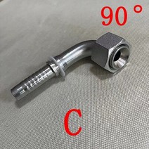 유압 피팅 메트릭 M10-M42 스레드 콘 호스 엔드 오일 파이프 커넥터 홀드 유형 튜브 고압, C bend_10MM to M20x1.5