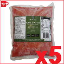 대상 냉동 수박주스 1kg x5ea /대상 수박주스/땡모반/수박주스 h3