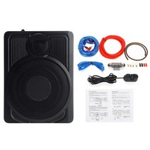 자동차우퍼 차량스피커 엠프 카오디오 800W HIFI 슬림 언더 시트 슈퍼베이스 차량용 서브 우퍼 파워 자동차, 한개옵션0