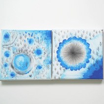 [천삼백케이] [아트숨비] 푸른 일기장(Oil Patel Painting Kit) 주랑 작가, 단품