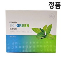 시너지 SYNeRGY 트루그린 10포 파우치 형태 페퍼민트함유 청량한맛