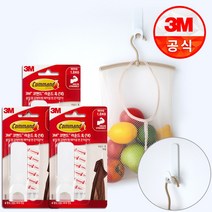 쓰리엠 코맨드 라운드 훅 대, 3개입