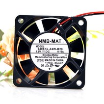 6CM 2406KL-04W-B20 6015 DC12V 0.10A CPU 음소거 냉각 팬, 한개옵션0