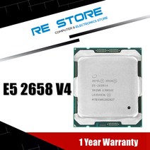 사용 인텔 제온 E5 2658 V4 프로세서 SR2NB 2.3Ghz 코어 105W 소켓 L, 한개옵션0