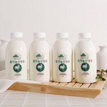 세진목장 유기농 산양유 500ml/산양유단백질 산양유100%, 4병, 4개, 500ml
