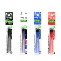 파이롯트 프릭션 볼 다색 볼펜용 리필심 0.5 mm, 혼합 색상, 1개