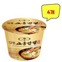 강릉 교동반점 짬뽕 큰컵 110g, 4개