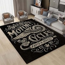 구름쇼파 3D 창의적인 공포 해골 카펫 가족 거실 침실 소파 문짝 매트 장식 카펫 미끄럼 방지 주방 바닥 매트, 38.230cm by 160cm - E