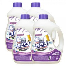 크린업 섬유유연제 라벤더 3.2L X 4개