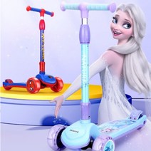 엘사 겨울 얼음 공주 미키 스파이더맨 킨즈 윈드 유아 킥보드 어린이 아기 씽씽카 세발 씽씽이, Q