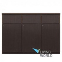 FQO948761 분리수거함내통포함(제작7일) 3단 목재분리수거함(월넛)50L 캐리어분리수거